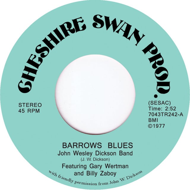 Album artwork for John Wesley Dickson Band - Barrows Blues