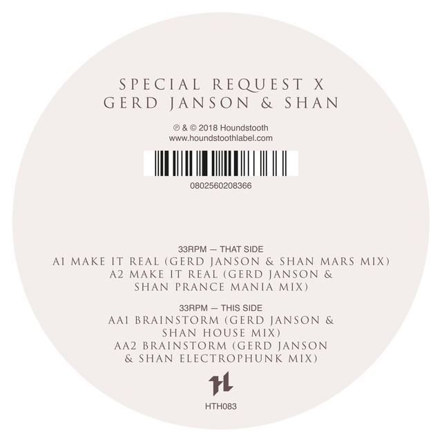 Album artwork for Special Request - Special Request X Gerd Janson & Shan