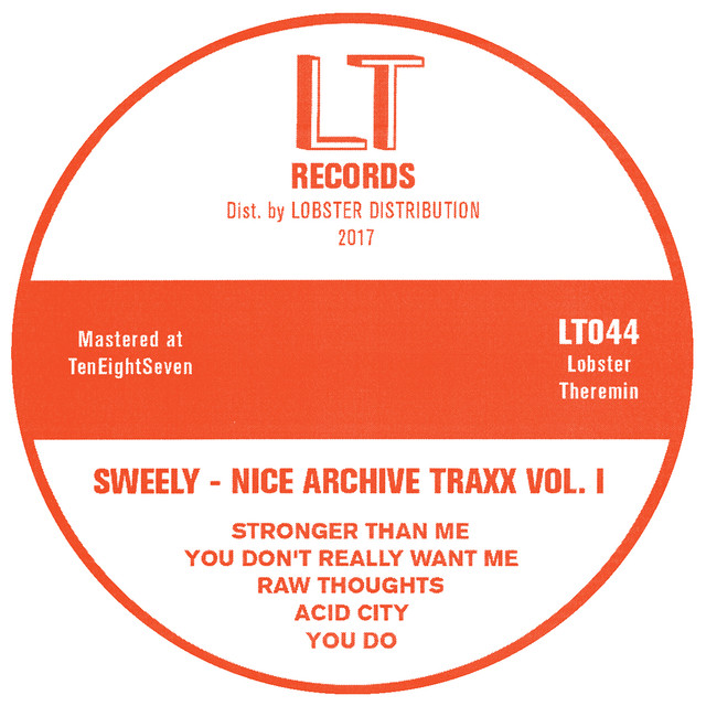 Album artwork for Sweely - Nice Archive Traxx Vol. I
