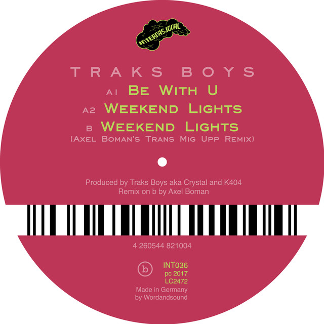 Album artwork for Traks Boys - Weekend Lights