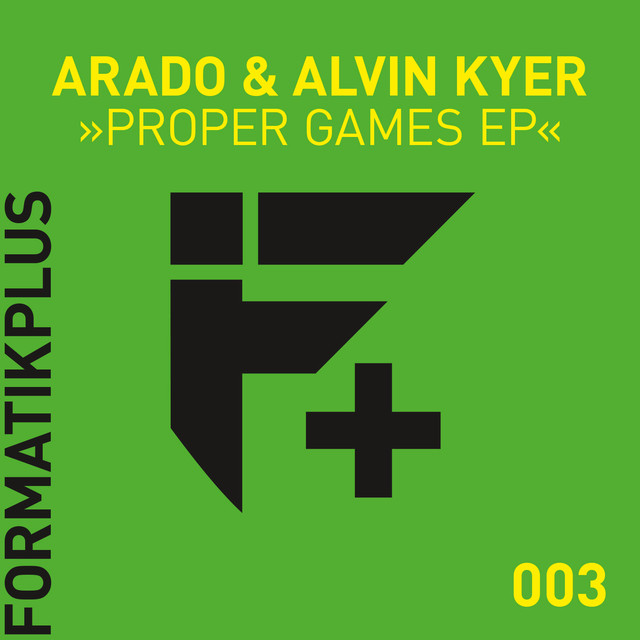Album artwork for Arado, Alvin Kyer - Proper Games EP