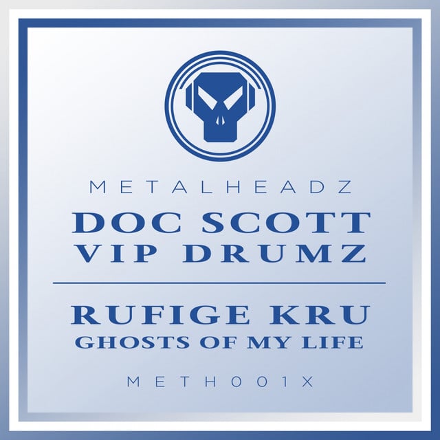 Album artwork for Doc Scott, Rufige Kru - VIP Drumz / Ghosts Of My Life (2017 Remaster)