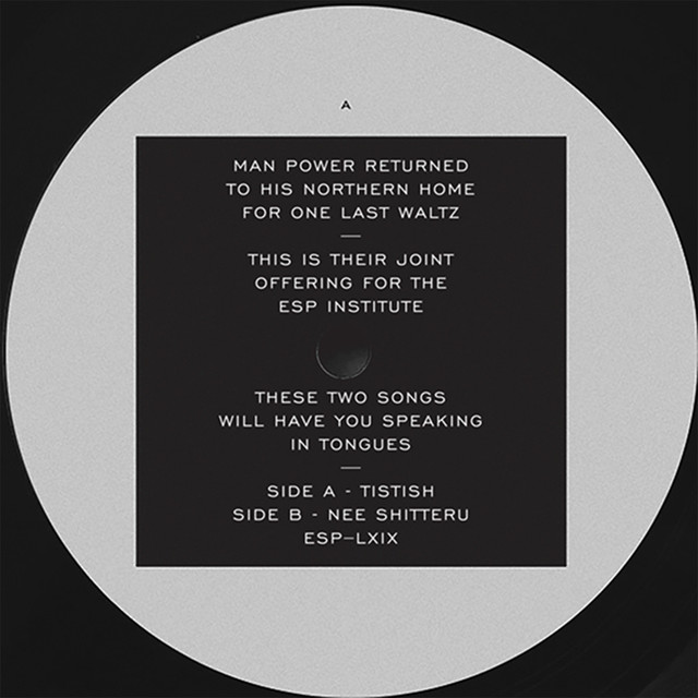 Album artwork for Man Power & Last Waltz - Tistish / Nee Shitteru