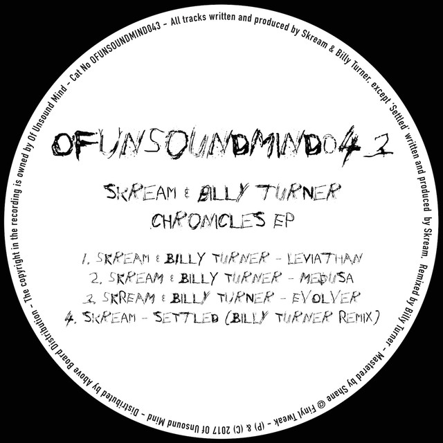 Album artwork for Skream & Billy Turner - Chronicles EP