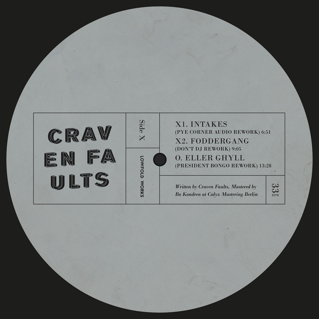 Album artwork for Craven Faults - Lowfold Reworks