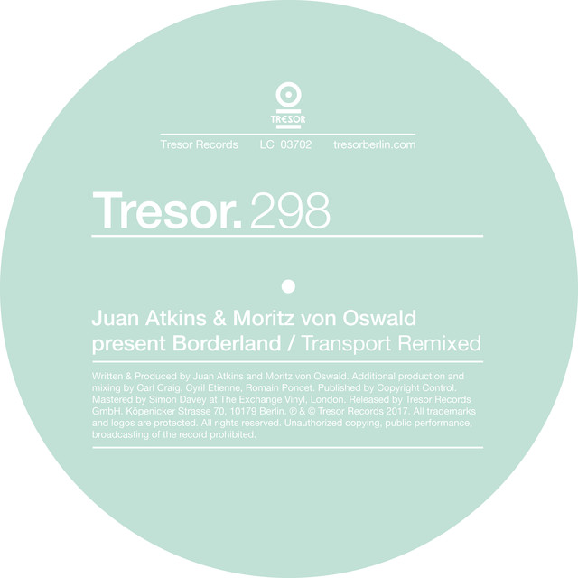 Album artwork for Juan Atkins & Moritz von Oswald present Borderland - Transport Remixed