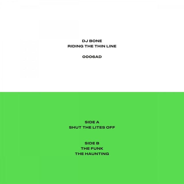 Album artwork for DJ BONE - Riding The Thin Line