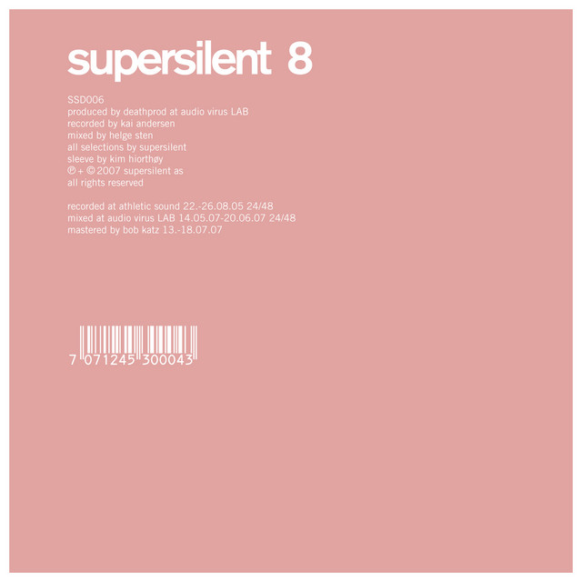 Album artwork for SUPERSILENT - 8