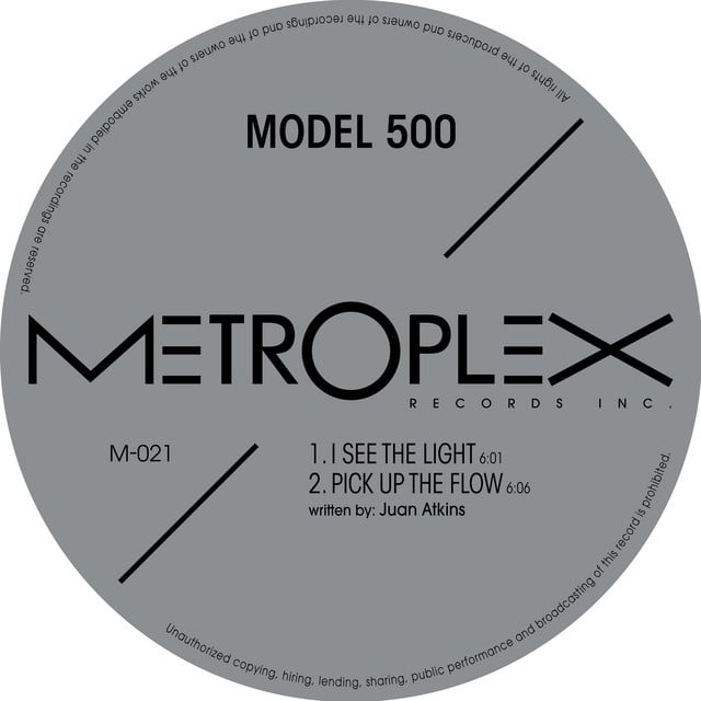 Album artwork for MODEL 500 - I See The Light / Pick Up The Flow