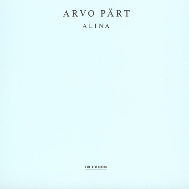 Album artwork for ARVO PART - Alina
