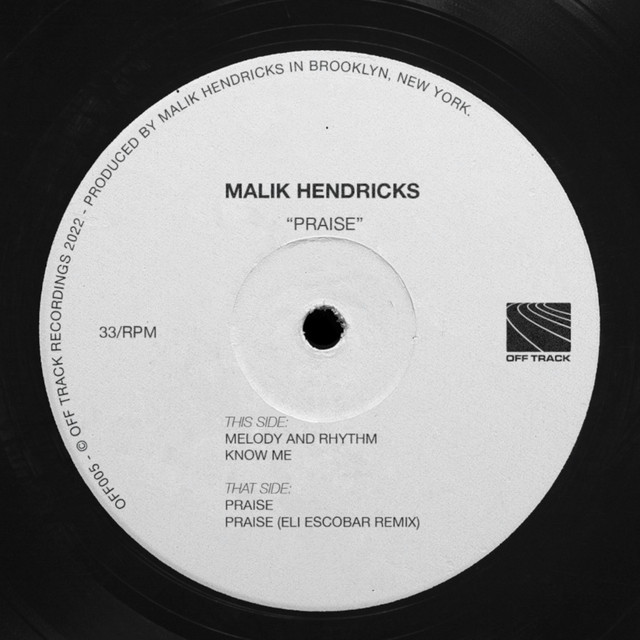 Album artwork for Malik Hendricks - Praise EP