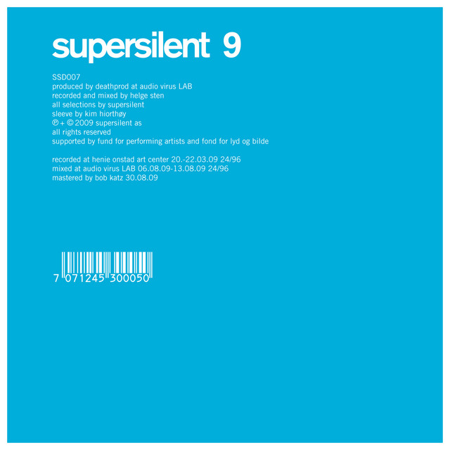 Album artwork for SUPERSILENT - 9