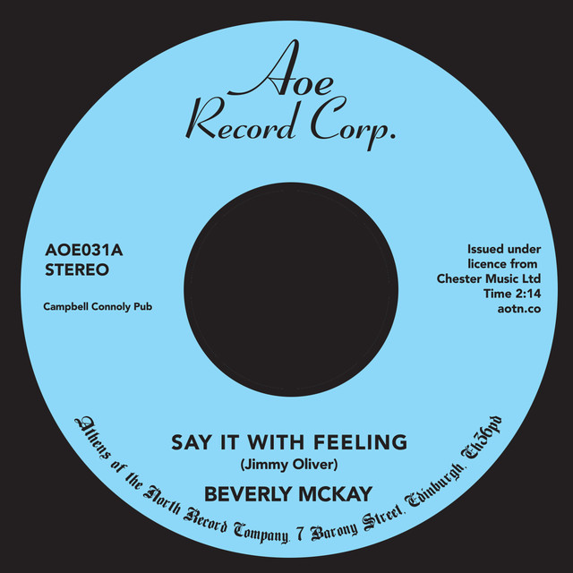 Album artwork for Beverly McKay - Say It with Feeling