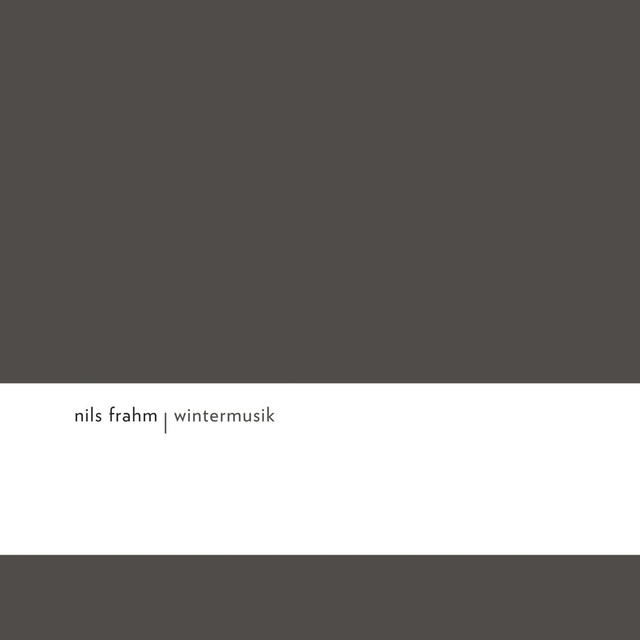Album artwork for Nils Frahm - Wintermusik
