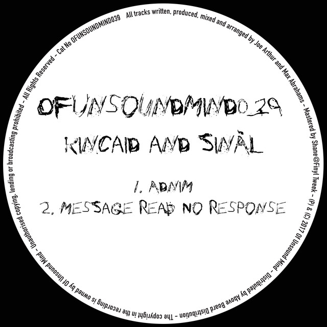 Album artwork for Kincaid and Sinàl - Adnim EP