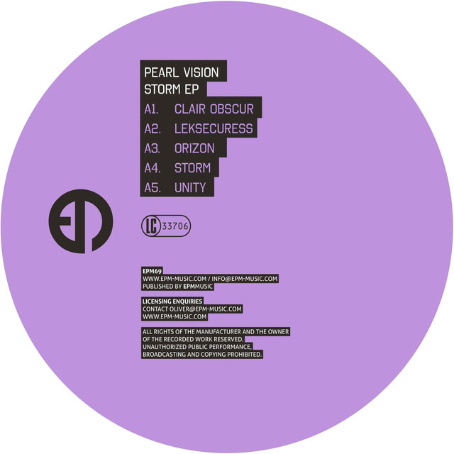 Album artwork for Pearl Vision - Storm EP