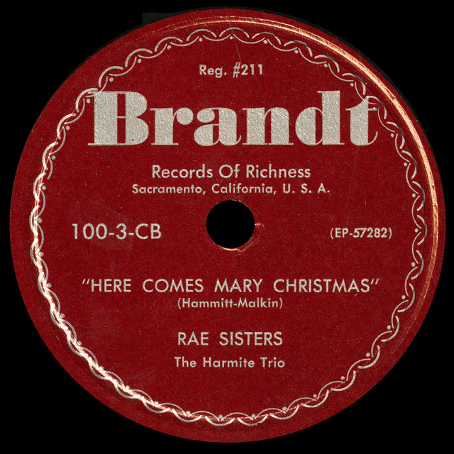 Album artwork for Rae Sisters - Here Comes Mary Christmas
